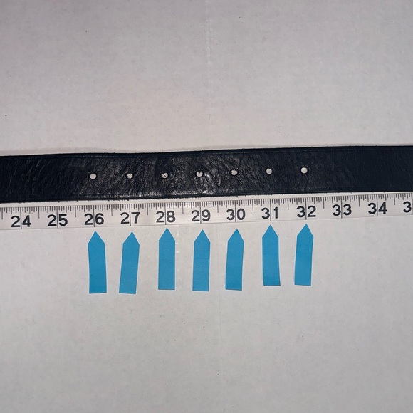 Madewell Belt Women’s XS Black Brass Buckle 26-32” Genuine Italian Leather - Picture 12 of 12